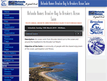 Tablet Screenshot of oceanswim.brouleesurfersslsc.org.au